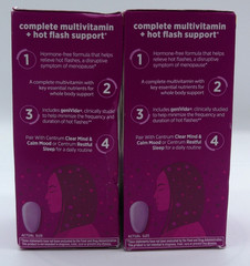 2Pk- Centrum Menopause, 60 Total Tablets, Exp. 8/26