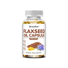 Flaxseed Oil Capsules For Supports Heart,Skin,Hair,Nails,Cognitive,Immune Health