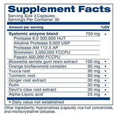 Advanced Count~ Anti Inflammatory Supplement Proteolytic Enzyme 90 .HEAL-N-SOOTH