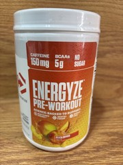 Energyze™ Pre-Workout, Peach Mango, 13 oz (370 g)