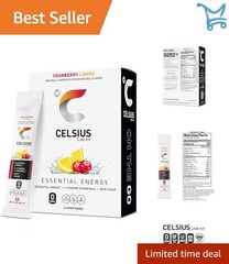 Cranberry Lemon Energy Drink Mix Sugar Free 14 Sticks On The Go