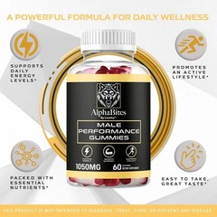 AlphaBites Gummies For Men – AlphaBites ED Gummies Male BIGD – 30 Gummies