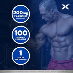 ALLMAX Essentials Nutrition Caffeine 200mg 100 Tab Energy Workout Exp 10/2026