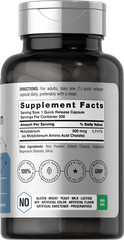 Molybdenum Supplement | 500mcg | 200 Capsules | Amino Acid Chelate | by Horbaach