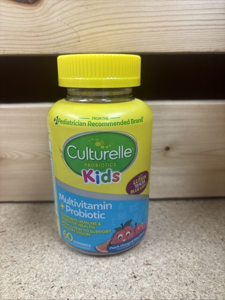 Culturelle Kids Multivitamin + Probiotic Gummies 60 Ct 1 Pack Exp:03/2027