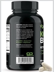 BHB Science Keto Burnx2- Ketosis Boost, 60 Capsules