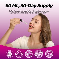 Cayenne Pepper Drops Supplement Liquid + Hawthorn Beet Root Black Pepper