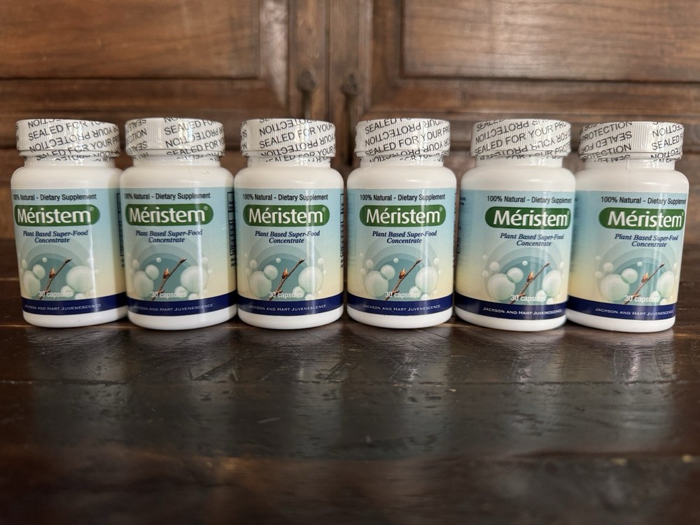 Meristem Cell Extract Plant Based Super-Food Concentrate 6X30 capsule bottles