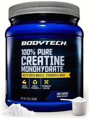 BodyTech Creatine Monohydrate Powder, 102 Servings (Pack of 1), No Color