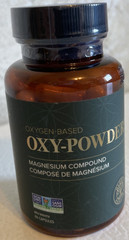 Oxy-Powder Oxygen Based Magnesium Cleanse Constipation Bloat 60ct 2028