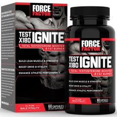 Testosterone Booster for Men – Lean Muscle, Energy Boost, Fenugreek & Green Tea,