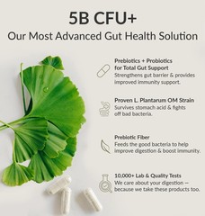BIOptimizers Probiotic Breakthrough Lactobacillus Plantarum 120 Caps P3-OM NEW!