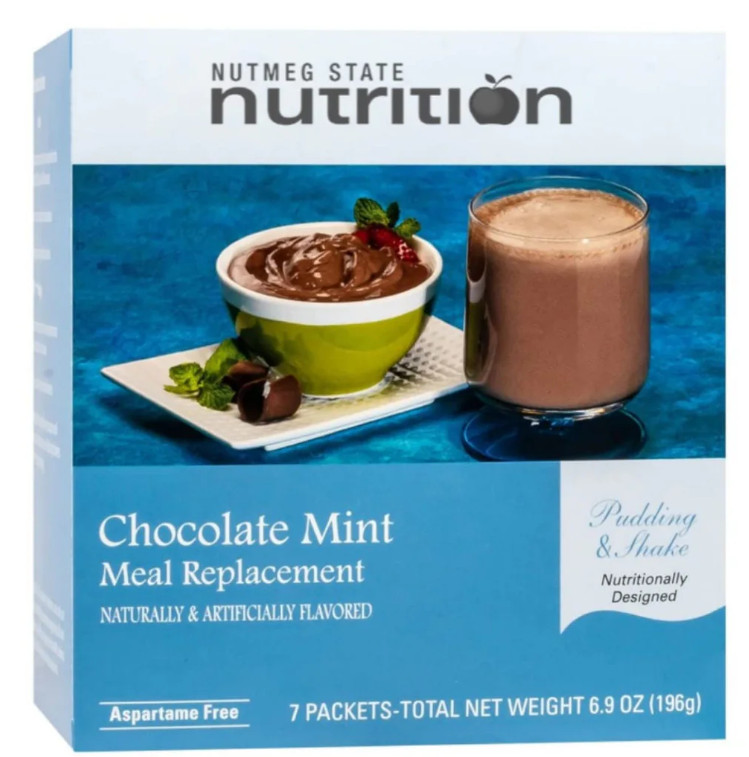 NSN Chocolate Mint Pudding Shake Meal Replacement