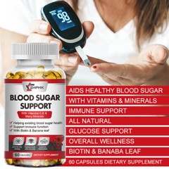 180 capsules of blood glucose support blood glucose regulation lipid metabolism