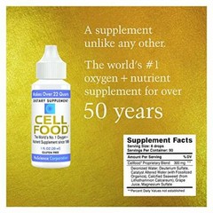 OXYGEN + NUTRIENT SUPPLEMENT Liquid Concentrate Supports Immune System CELLFOOD