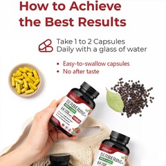 Berberine Hydrochloride Capsules – Immune System Health and Blood Sugar Balance