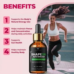 (1 Pack) ShapeOn Advanced Liquid Drops Natural Herbal Blend 60ml