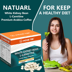 2set Weight Management Slimming Coffee White Kidney Bean Instant Coffee 20 Servs