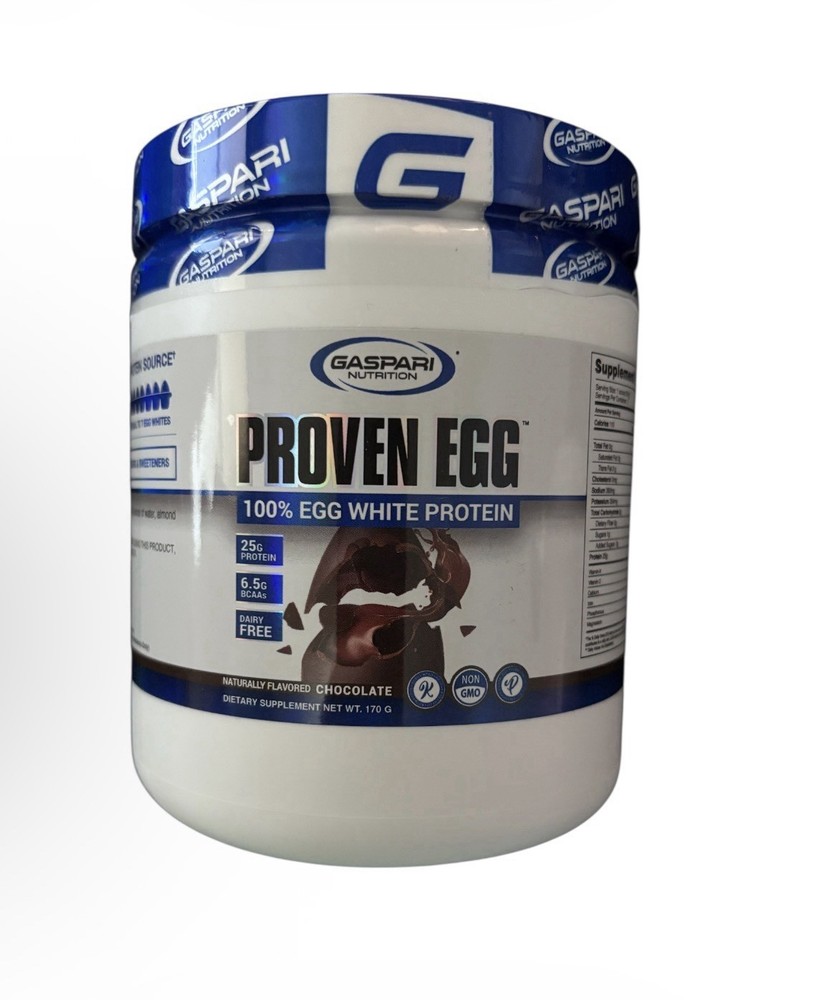 Gaspari Nutrition Proven Egg – 100% Egg White Protein 170g – Brand New Sealed