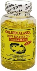 Golden Alaska Lemon-Favored Omega-3-6-9 Fish Oil 1000mg – Natural & Effective