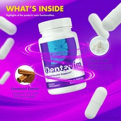 Dentavim Advanced Dental Support Capsules for Healthy Teeth and Gums 60ct