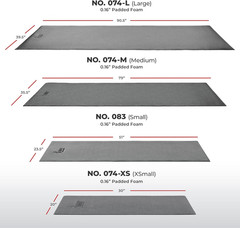 Equipment Mat – Multiple Size Options – Non-Slip Floor Protection Pad for Treadm