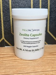 Zeolite 240 Capsules Detox Clinoptilolite – 3X Activated – Natural Minerals New