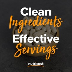 Nutricost Ginger Root Extract 240 Capsules 240 Count (Pack of 1), Multicolor