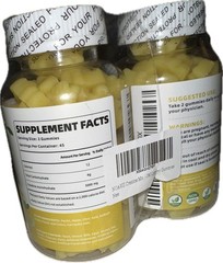 Creatine Monohydrate Gummies ~Lemon~NOAVII 5000 mg~Two Bottles 90 ea 11/2026