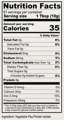 Anthony’S Premium Pea Protein, 2 Lb, Plant Based, Gluten Free, Unflavored, Vegan