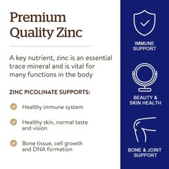 Zinc Picolinate 22mg, Body Preferred Form – Gluten Free and Non-GMO