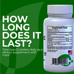 HALLTRIGLIC – Triglycerides & Cholesterol – Cardiovascular Health – 100 Tab