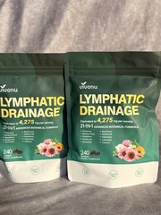 vivonu Lymphatic Drainage Detox Botanical Formula Softgels 240ct 2 Pack