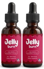 (2 Pack) Jelly Burn Advanced Weight Management Drops, JellyBurn Drops