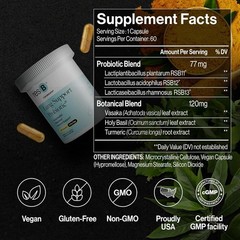 resB Lung Support Probiotic Supplement – Lung Health Supplement for Smokers, Gut