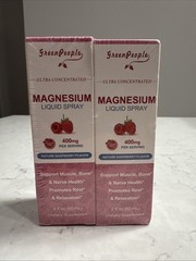 Magnesium Liquid Spray, GreenPeople, 2 Pk, Best By 01/2026