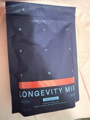 Blueprint Longevity Mix Powder Supplement, Blood Orange Flavor, 30 Day 15.3 oz