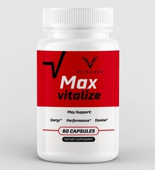 (3 Pack) Max Vitalize Advanced Male Support Supplement MaxVitalize 180 Capsules