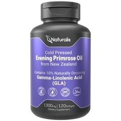 Evening Primrose Oil 1300mg – Non-GMO, Gluten Free, 120 Softgels, Natural Health