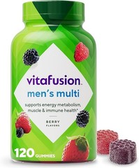 Vitafusion Adult Multivitamin Gummies for Men, Berry Flavored, A, C, D, E, B