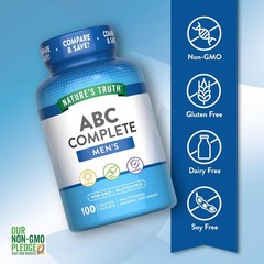 Multivitamin for Men | 100 Caplets | One a Day | Non-GMO | by Nature’s Truth