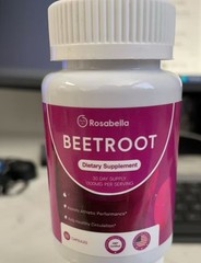 Rosabella Beetroot 1300mg Dietary Supplement 60 Capsules