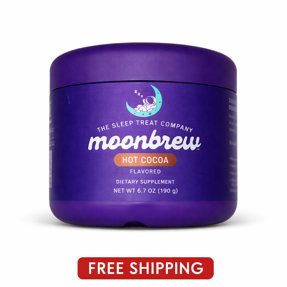 MoonBrew Hot Cocoa Sleep Supplement Relaxation Drink Mix 6.7 oz