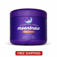 MoonBrew Hot Cocoa Sleep Supplement Relaxation Drink Mix 6.7 oz