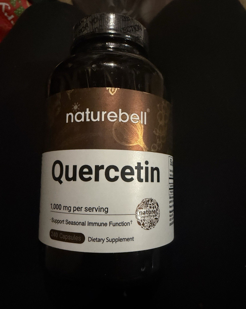 NatureBell Quercetin 1000mg Capsules Immune Support Gluten-Free 240 Count