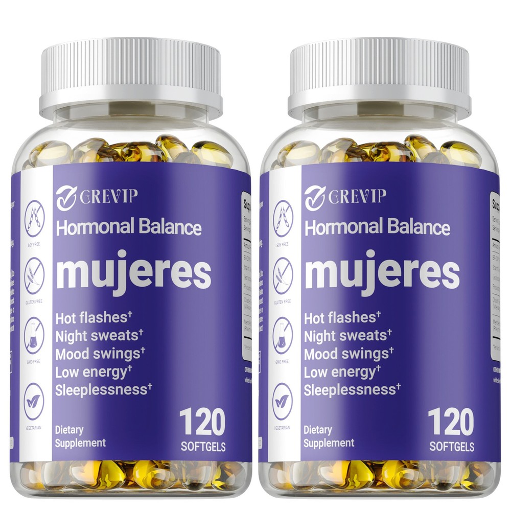 Mujeres 240pcs -Regulate Menstrual Cycles & Hormonal Balance,Relieve Mood Swings