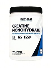 Creatine Monohydrate Powder 300g Unflavored Micronized Muscle Strength