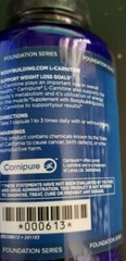 Bodybuilding.com – L-Carnitine – 180 Capsules – Fat burner/Recover – Exp 3/2025