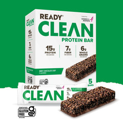 Ready® Protein Bar, Mint Chocolate Chip 5 Count Bars