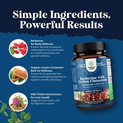 Balancing Berberine Plus 1200mg Per Serving Complex – Antioxidant Berberine with
